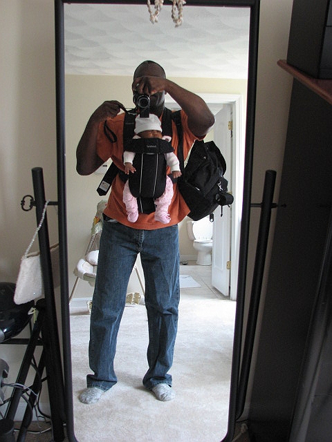 Just_Mikayla_047.JPG - Going for a walk in the Bjorn carrier