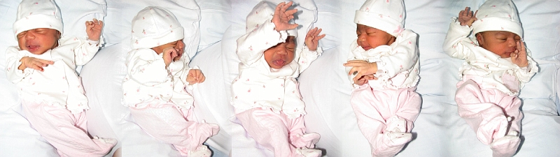 More_Mikayla_045-050.JPG - You may not know this, but Mikayla's one of those "active" babies...even when she sleeps...which we have come to realize is *not* between the hours of 3am and 7am