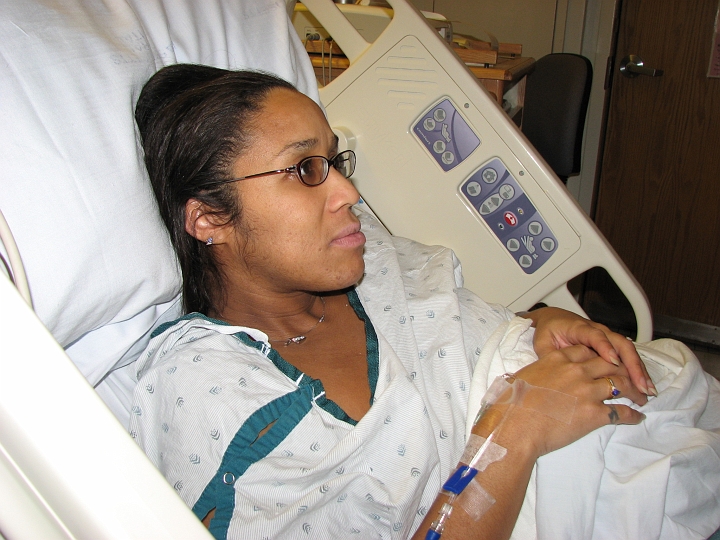 Mikayla_s_Birth_005.jpg - Kim's water broke at her regular doctor's appointment....which was at MGH.  How lucky is that? She was admitted at 4:45pm